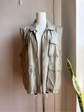 girl scouts khaki granola girl cargo vest